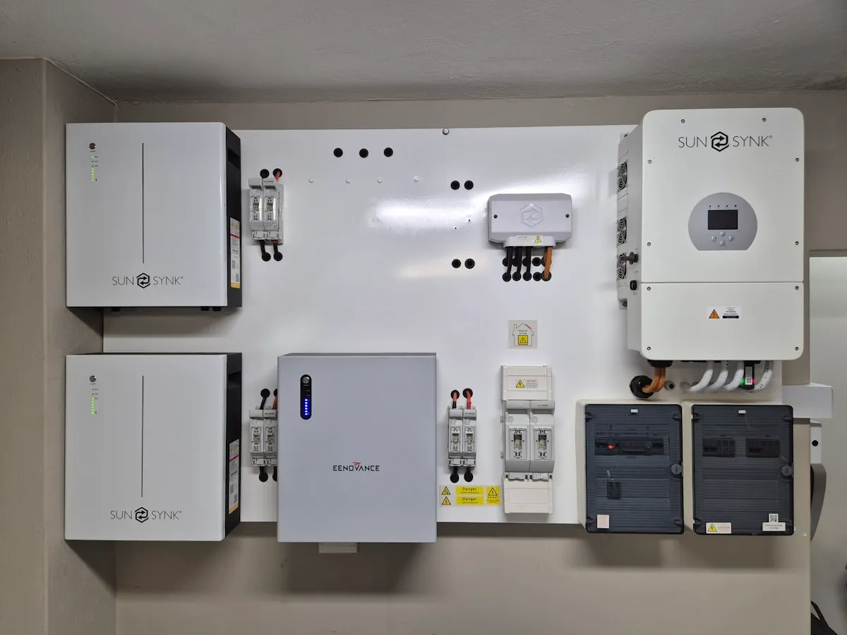 戸建て住宅の屋外に設置された家庭用蓄電池